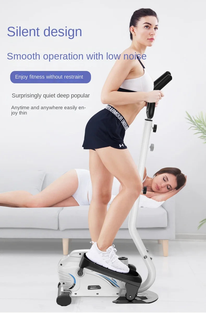 OVOZI Elliptical Machine Home Fitness Equipment Indoor Silent Mini Step Machine Running Mountaineering Spacewalk Steppers