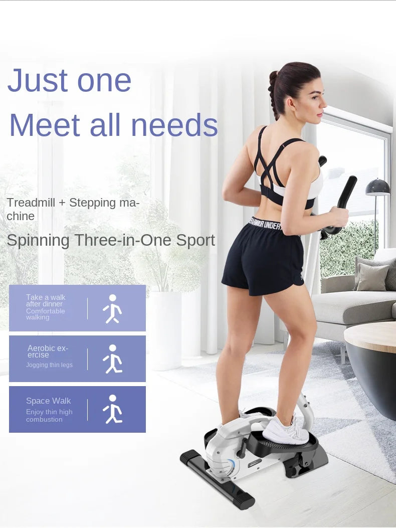 OVOZI Elliptical Machine Home Fitness Equipment Indoor Silent Mini Step Machine Running Mountaineering Spacewalk Steppers