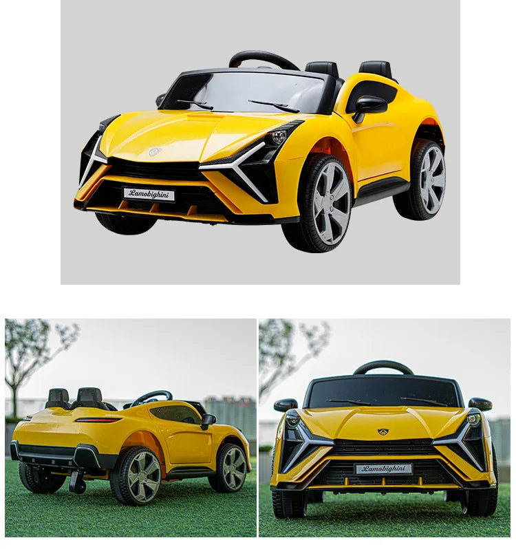 Children's Electric Vehicle Ride On Four Wheeled Remote Control Sports Baby Rocking Toy Car