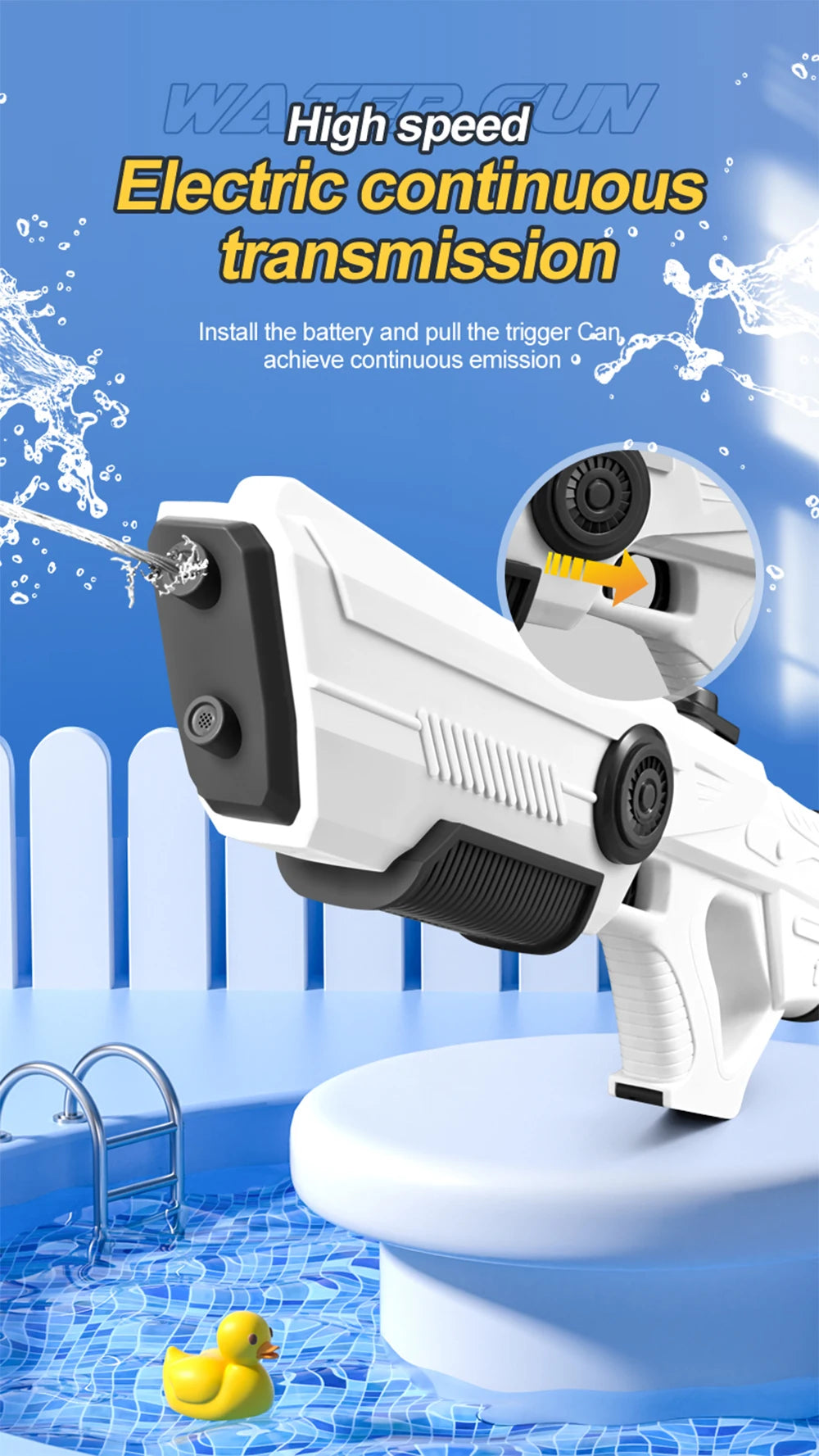 Electric Water Storage Gun