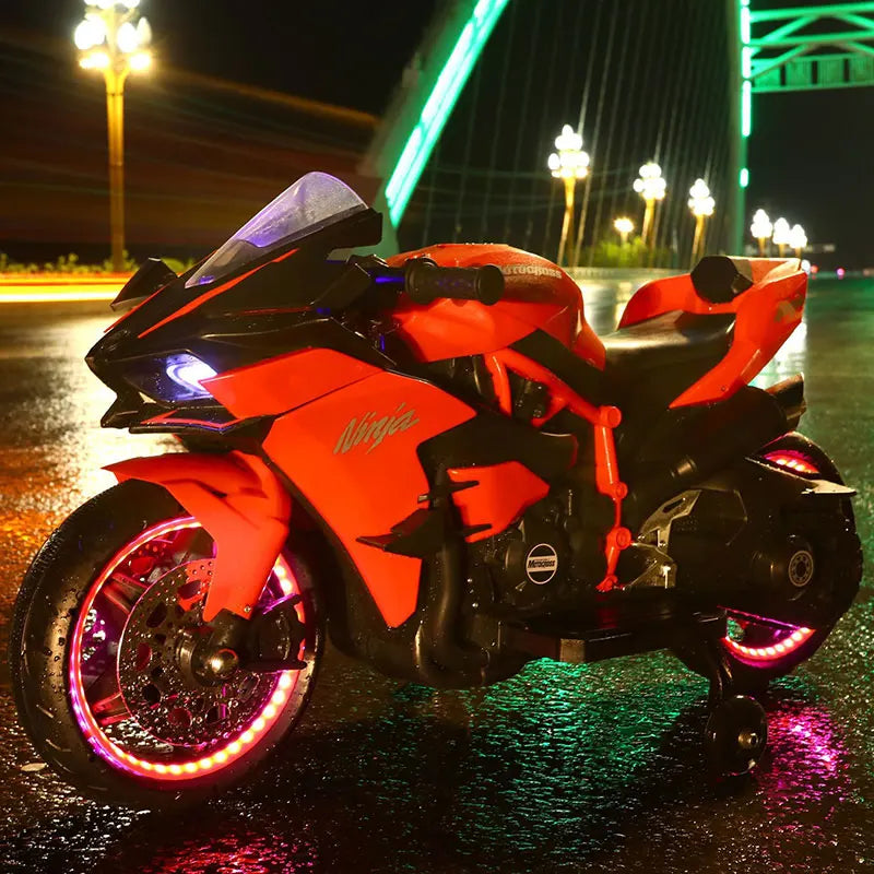Electric Motorcycle For 3-9 Years Kids