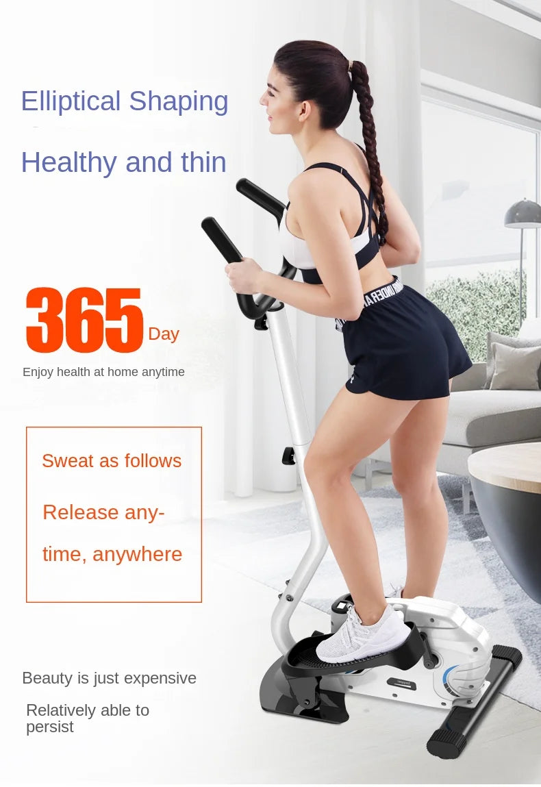 OVOZI Elliptical Machine Home Fitness Equipment Indoor Silent Mini Step Machine Running Mountaineering Spacewalk Steppers