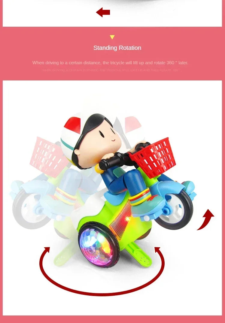Tricycle Toy with 360 Rotation