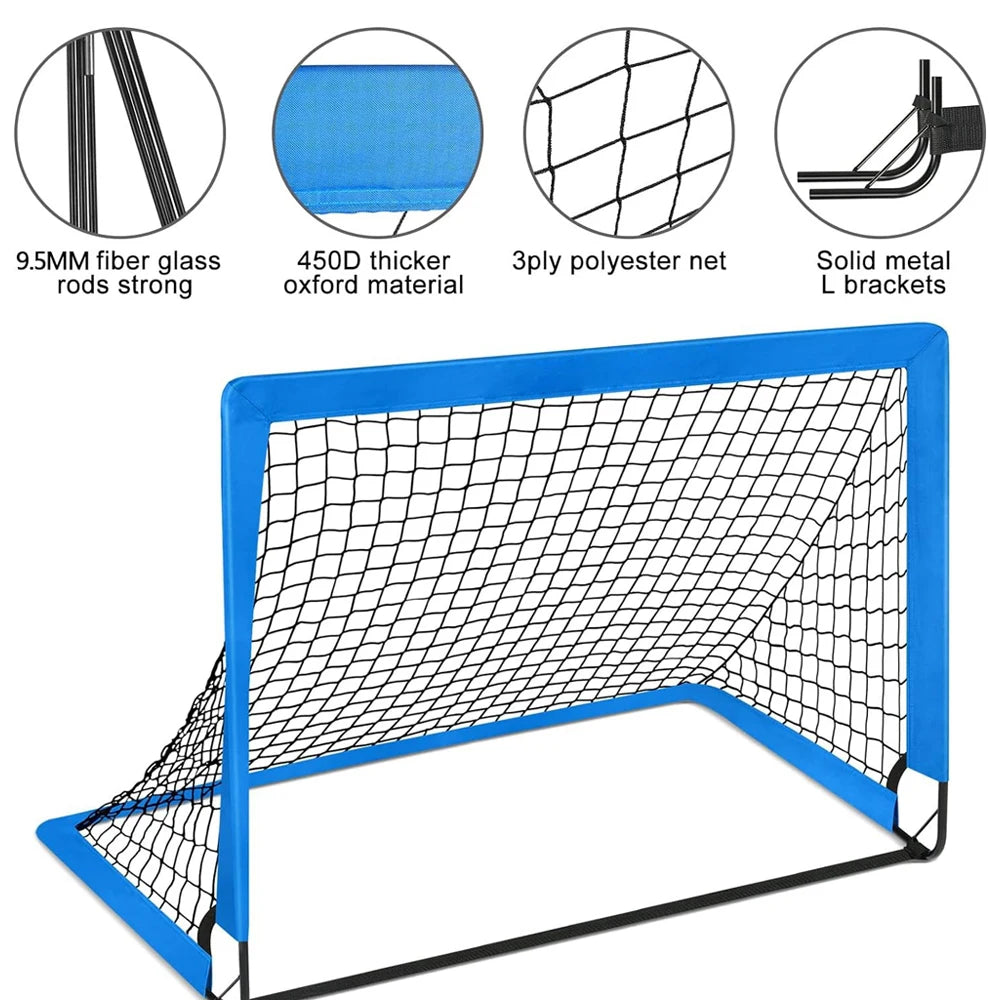 2pcs Portable Soccer Goal