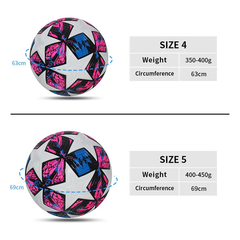 Soccer Ball Professional Size 5 Size 4