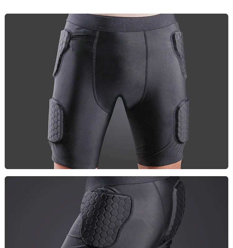 Mens padded compression shorts