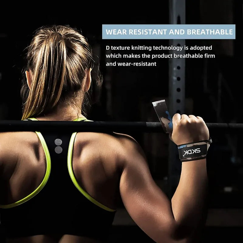 2Pcs Weightlifting Wrist Straps
