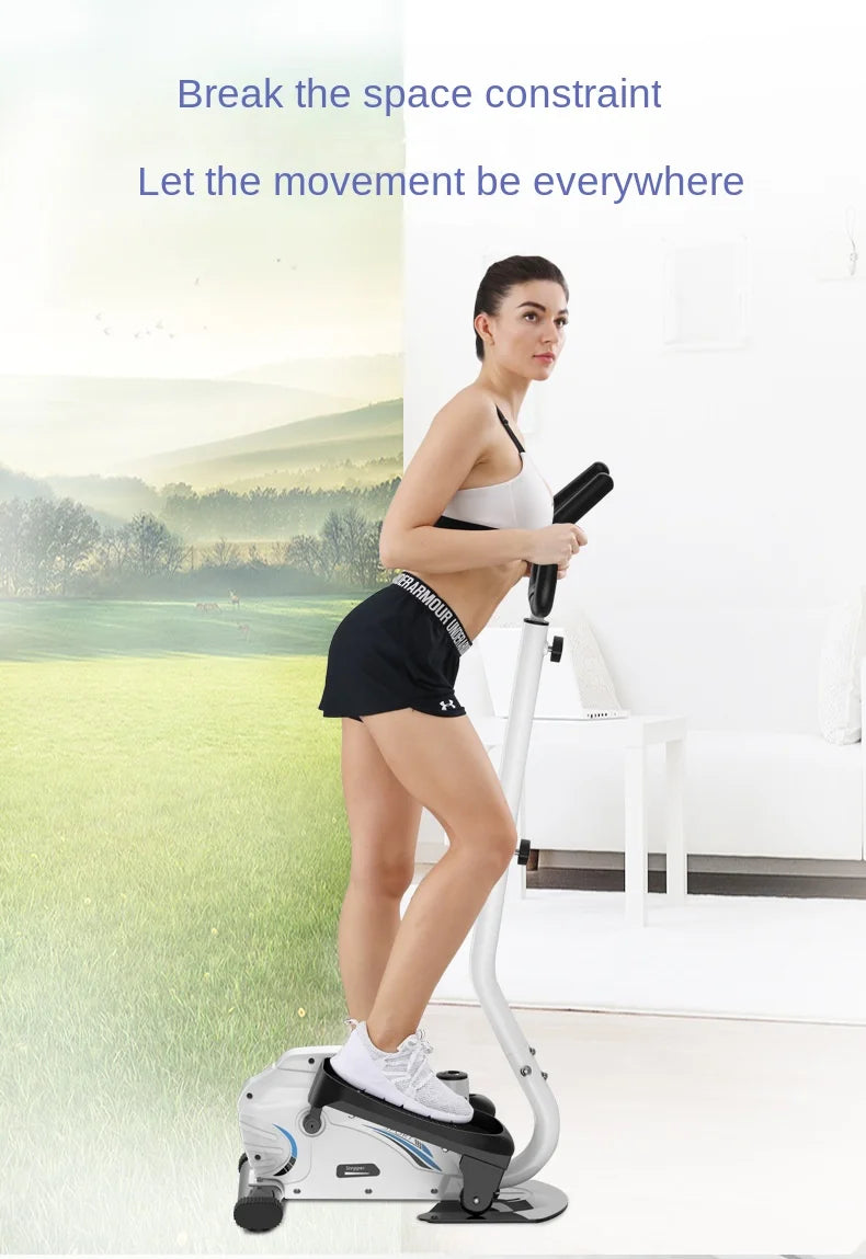 OVOZI Elliptical Machine Home Fitness Equipment Indoor Silent Mini Step Machine Running Mountaineering Spacewalk Steppers