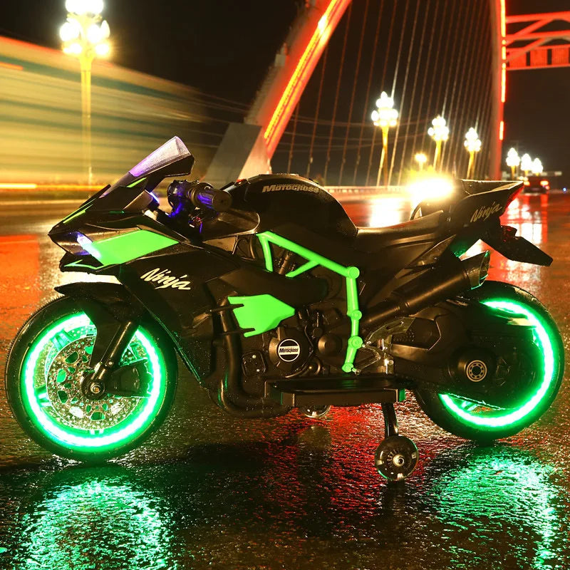Electric Motorcycle For 3-9 Years Kids