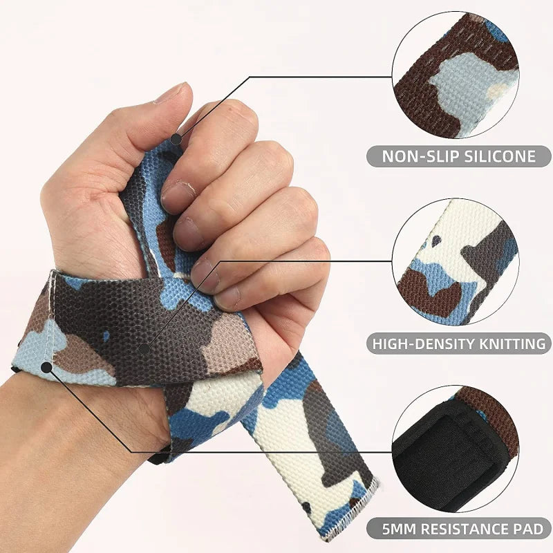 2Pcs Weightlifting Wrist Straps