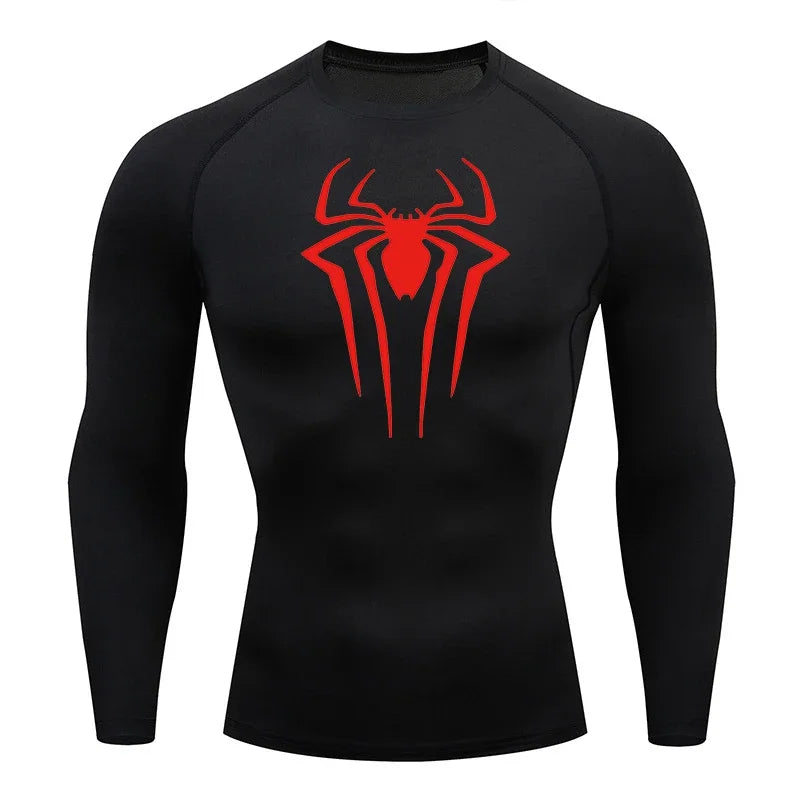 Spider Print Long Sleeve