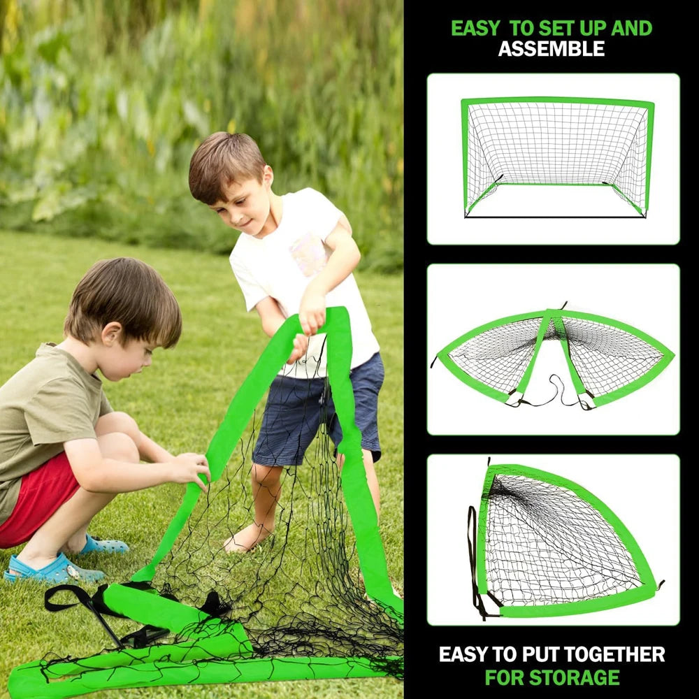 2pcs Portable Soccer Goal