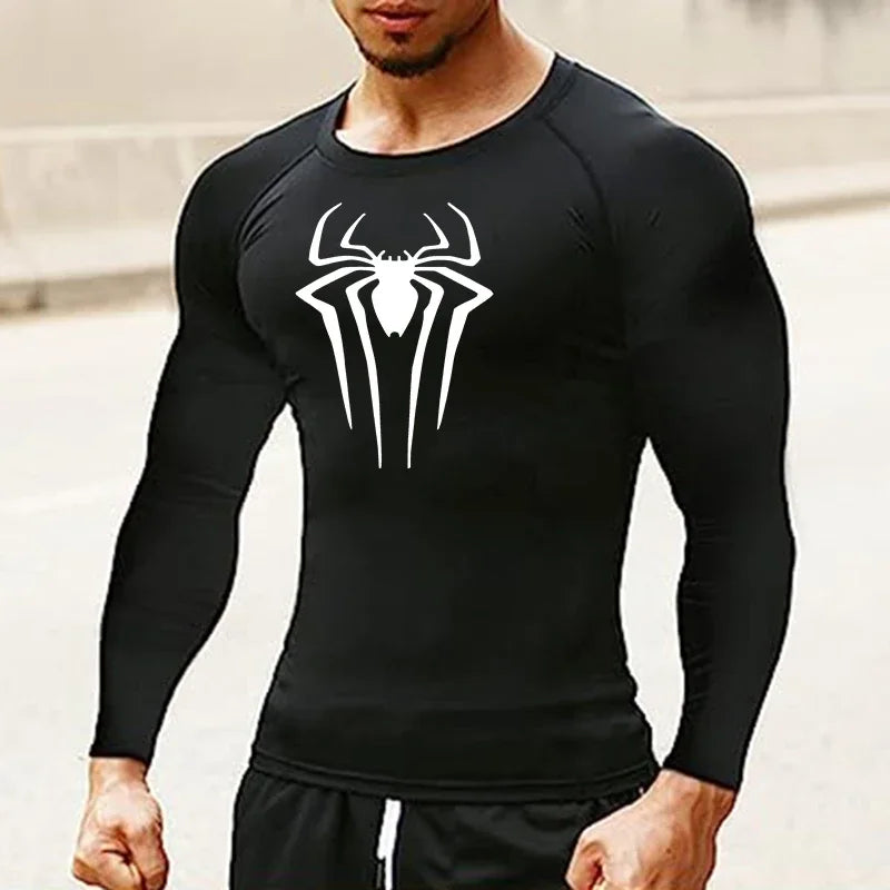 Spider Print Long Sleeve