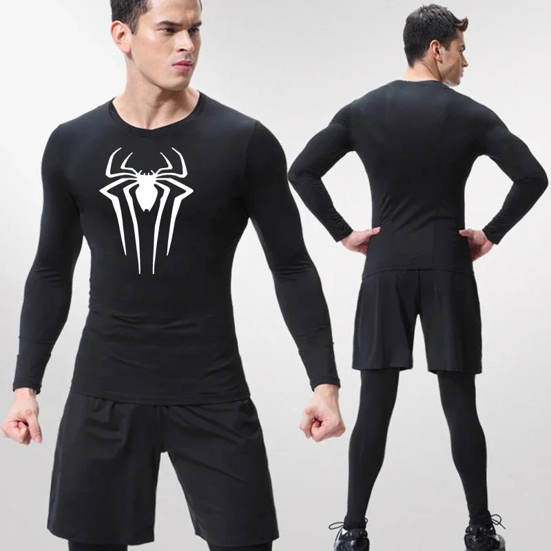Spider Print Long Sleeve