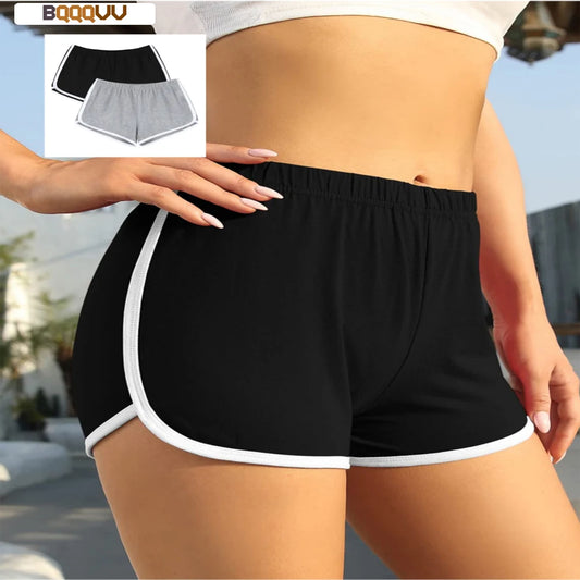 Women's Cotton Elastic Shorts