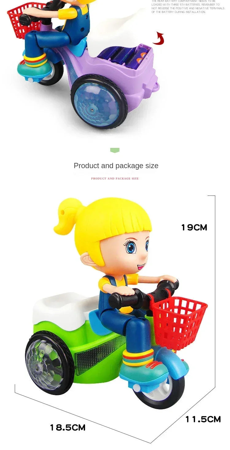 Tricycle Toy with 360 Rotation