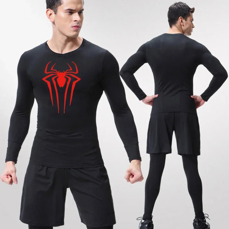 Spider Print Long Sleeve