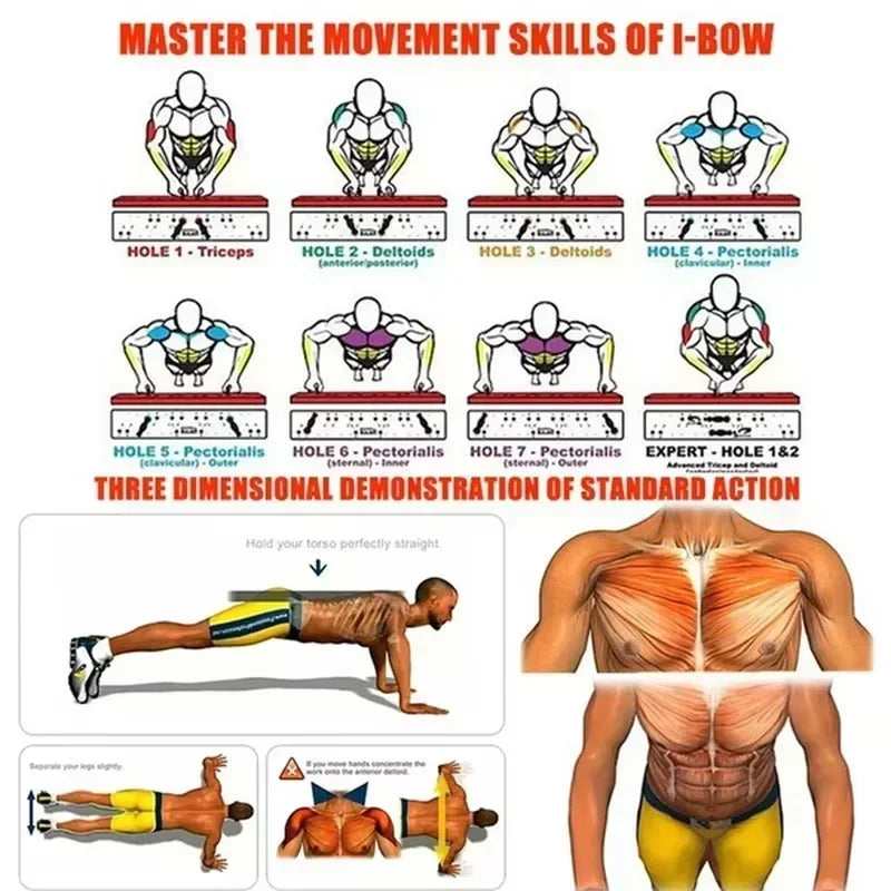 Multifunction push-up board