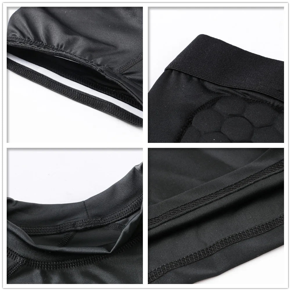 Mens padded compression shorts