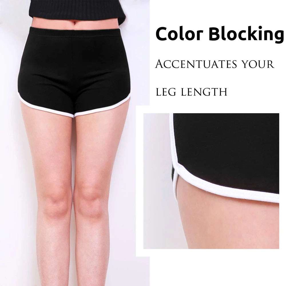 Women's Cotton Elastic Shorts