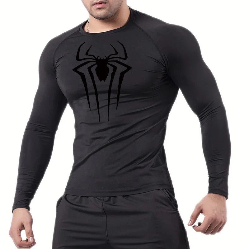 Spider Print Long Sleeve